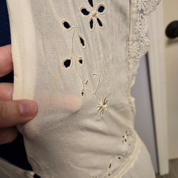 Spell & the Gypsy Collective Isla Bonita Duster Dress, White, L, EUC - Picture 10 of 10